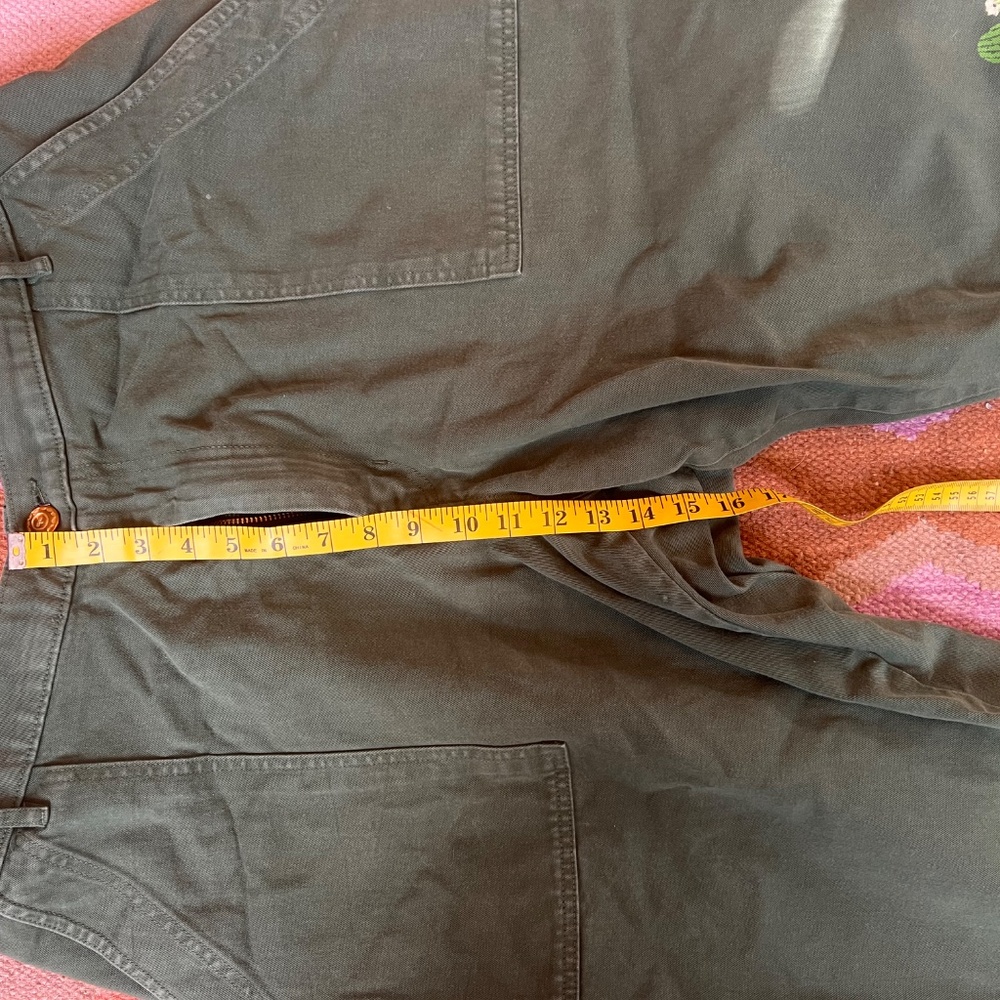 Big Bud Press Dark Gray Pants with Green Cactus Design - Picture 2 of 6